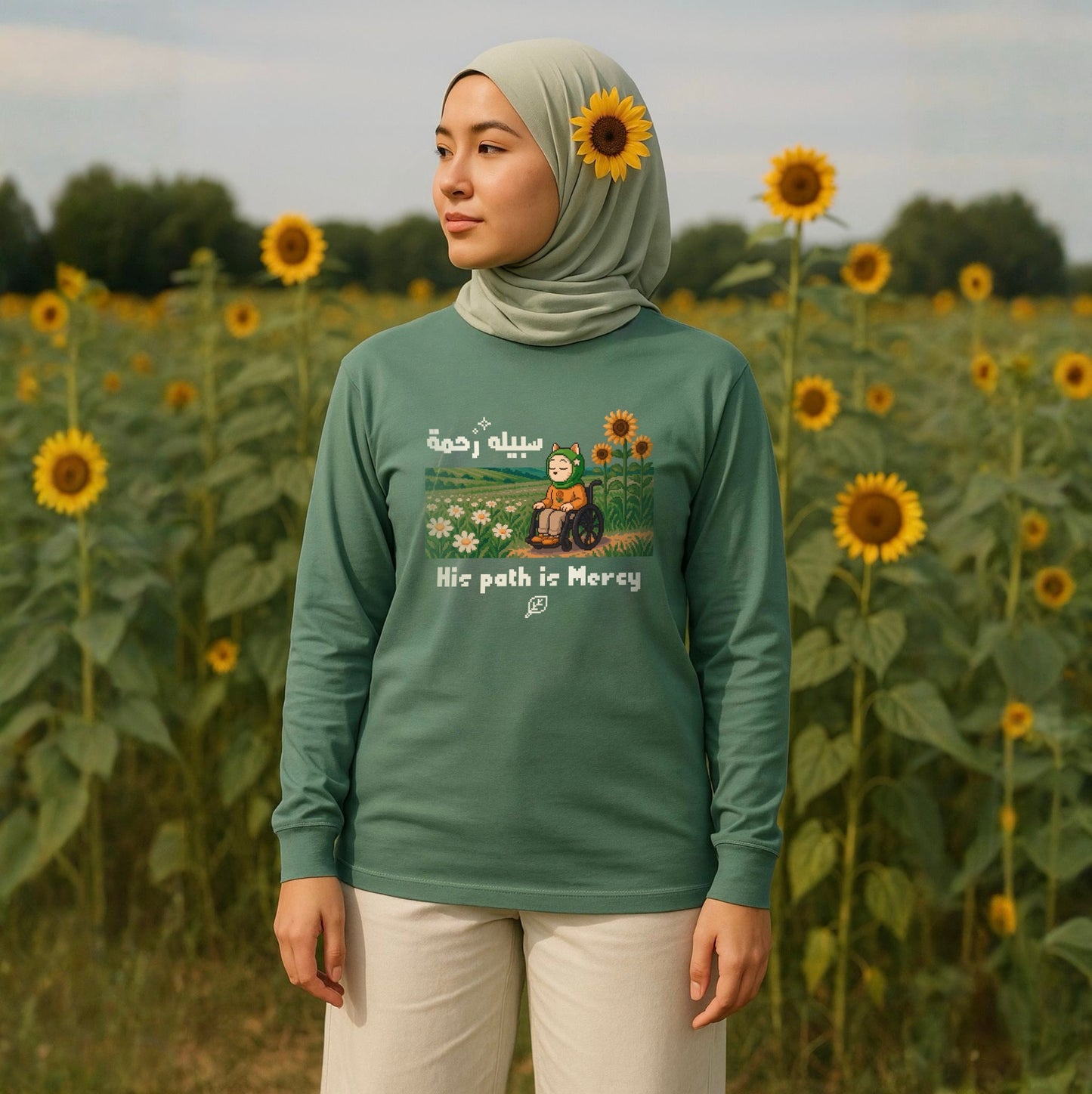 His path is Mercy - Long-sleeve Shirt